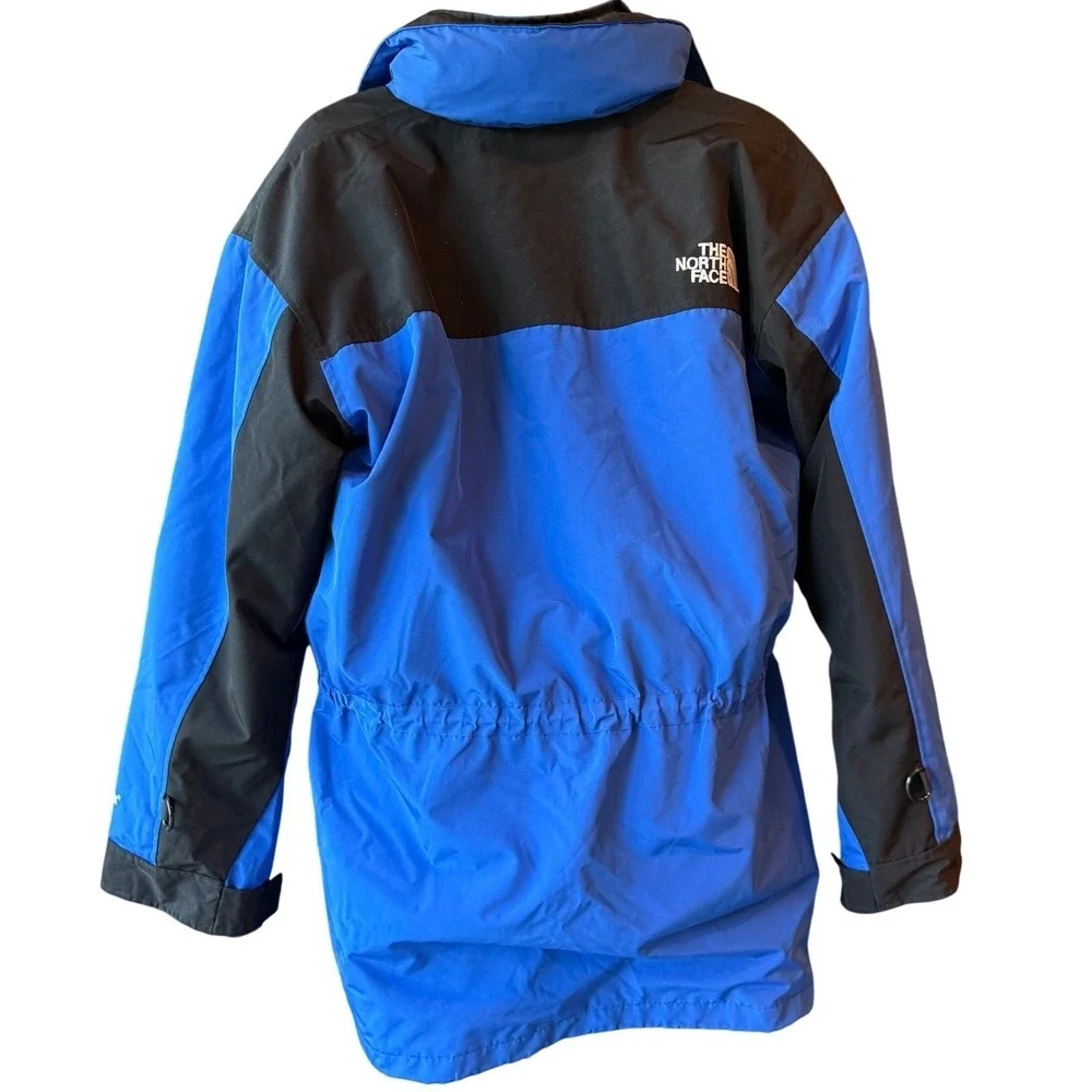 The North Face Gore-Tex Mountain Light Ski Jacket Men's Size Medium Blue Black